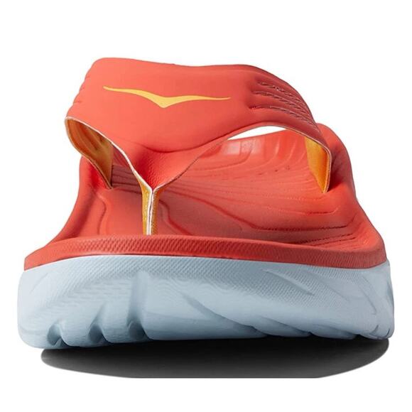 MEN'S HOKA ONE ONE ORA RECOVERY Fiesta Amber Yellow Sandals Size 12 - Picture 5 of 6